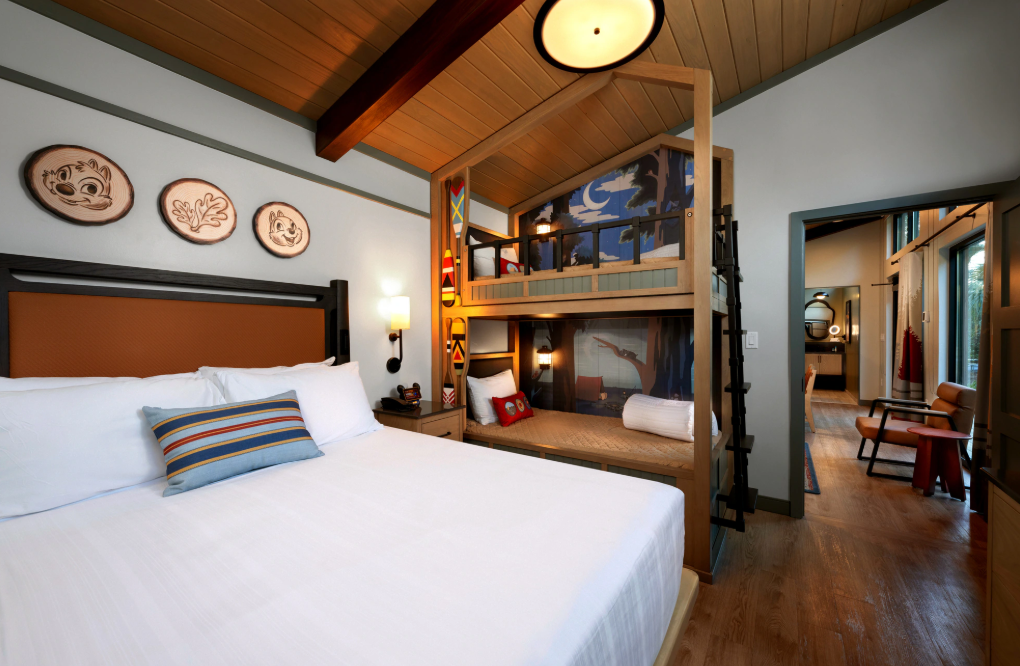 Cabin room at Fort Wilderness Cabins