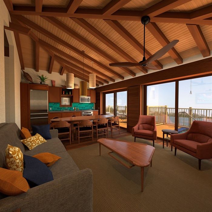 2 Bedroom room at Polynesian Villas and Bungalows