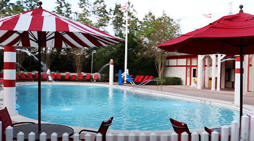 Backstretch Pool Bar dining photo